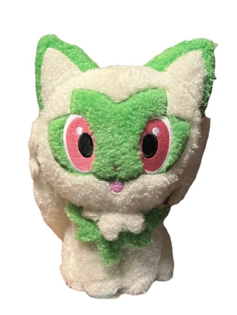Pokemon Monpoke Fluffy Sprigatito 8” Plush by Sekiguchi New